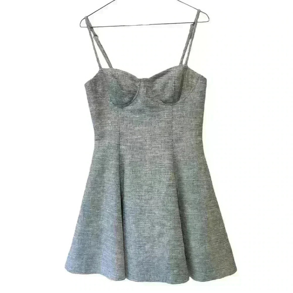 Willow Hampton Tweed Mini Dress in Light Blue - Picture 2 of 8